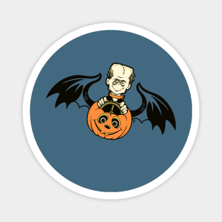 Vintage Retro Style Frankenstein Halloween Decoration Magnet